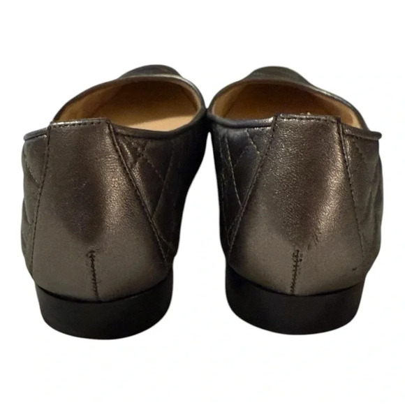 Manolo Blahnik Giungla Leather Quilted Flats - Picture 6 of 6